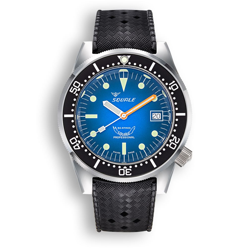 Squale 1521 Blue Ray - 50 Atmos | Poliert - ZEIGR-Shop
