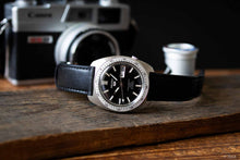 Laden Sie das Bild in den Galerie-Viewer, Uhrenarmband &quot;Merino&quot; aus weichem Lammleder | 20 mm | Schwarz | Quick Release