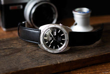 Laden Sie das Bild in den Galerie-Viewer, Uhrenarmband &quot;Merino&quot; aus weichem Lammleder | 20 mm | Schwarz | Quick Release