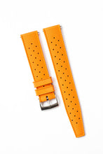 Laden Sie das Bild in den Galerie-Viewer, NEU: Kautschuk-Uhrenarmband in Orange - &quot;Tropical&quot;-Style (20mm) - ZEIGR-Shop