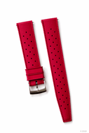 Kautschuk-Uhrenarmband in Rot - 
