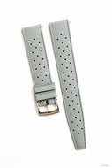 Uhrenarmband aus Kautschuk - Grau (20mm & 22mm) - 