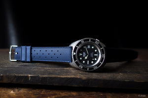 Uhrenarmband aus Kautschuk - Blau (20mm & 22mm) - "Tropical"-Style - ZEIGR-Shop