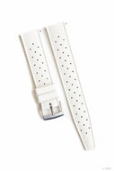 Uhrenarmband aus Kautschuk - Weiß (18mm, 20mm & 22mm)